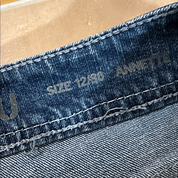 EUC Code Bleu Dark Wash Denim Capris - Picture 5 of 8